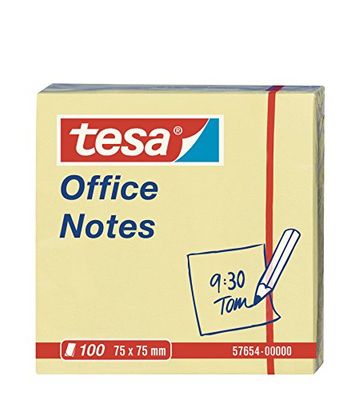 Blocco Note Adesivo tesa Office Notes 75x75 mm, Giallo