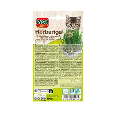 Erba per gatti, 150 g di substrato di germinazione, 40 g di orzo.