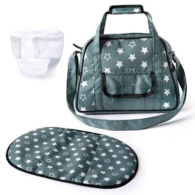 Bayer Design 69058AA poppenluiertas, luiertas voor poppen, zakje, tas, pop accessoires