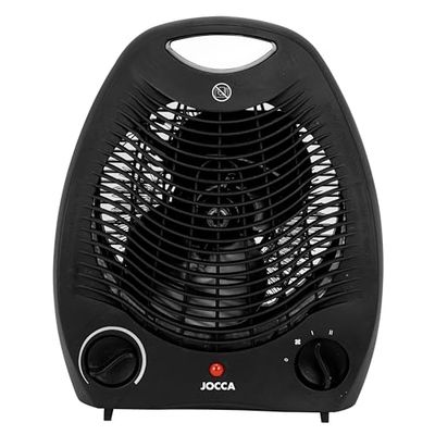 Jocca Elektrische verwarming 2000 W, verwarmingsfunctie en ventilator, 2 snelheden voor warmtefunctie, draaggreep