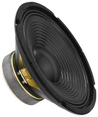 MONACOR SP-252PA Universal Low Midrange Compact Speaker Driver for Low Midrange Applications in Smart Two Way Construction - Black