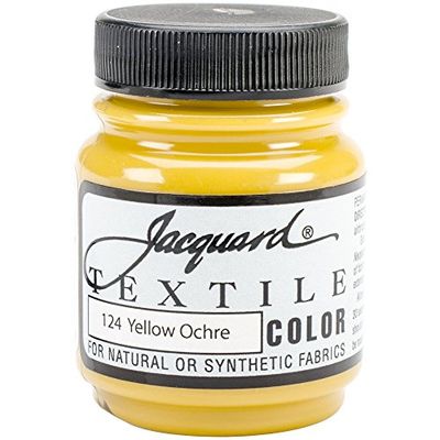 Jacquard Products Yellow Ochre-Textile Color Paint, Acrylic, Multicolour, 63.7 g (Pack of 1)