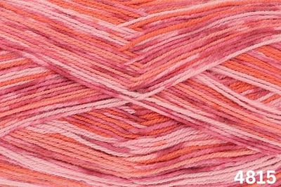 King Cole 784815 Zig Zag 4Ply Rose Yarn - 420M, 100g
