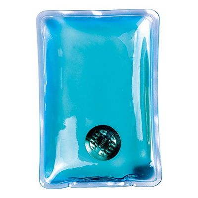 eBuyGB Pack of 10 Reusable Gel Hand Warmers Instant Heating Heat Packs, Blue Rectangle