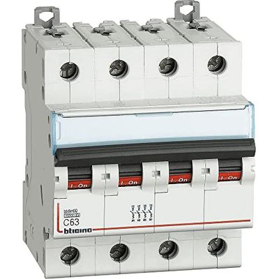 BTicino FN84C63 BTDIN60 tuimelschakelaar C 4 modules antraciet