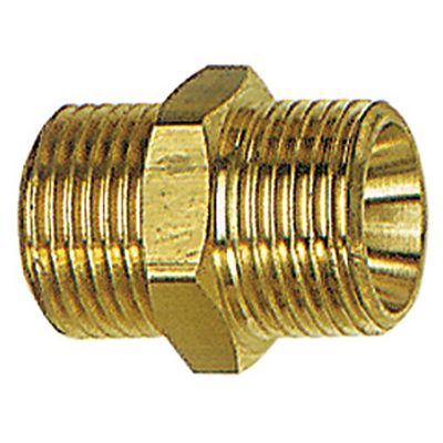 Raccord double fileté cylindrique G 3/4 A G 3/4 A SW 32 Laiton