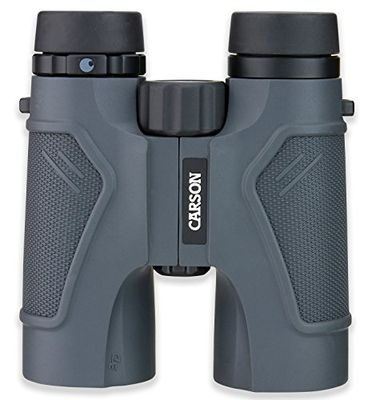 Carson - Binocolo HD, 8 x 42 mm, serie 3D, grigio
