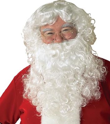 Santa Costume Beard & Wig Set