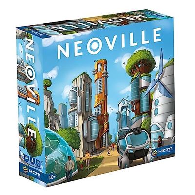 HCM Kinzel - Neoville - pour Les architectes visionnaires, la Ville du Futur Amoureux de la Nature Ultime - Jeu de Construction de Ville, Jeu de stratégie - à partir de 2 Joueurs à partir de 10 Ans