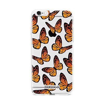 ERT GROUP etui na telefon Apple Iphone 6 PLUS, case oryginalny i oficjalnie licencjonowany przez Babaco, wzór Butterflies 002, optymalnie dopasowane, plecki z TPU częściowo przeźroczyste