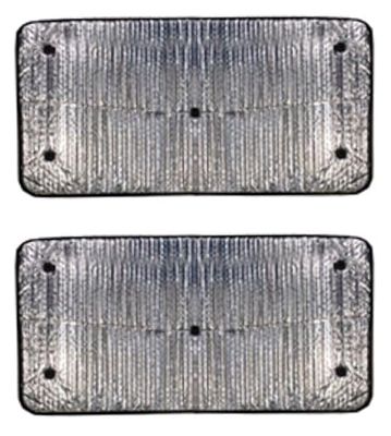 Covprotec Pair Of Middle Thermal Blinds, Compatible/Replacement For Peugeot Expert Teepee (2007-2016) Backing Colour In Aqua