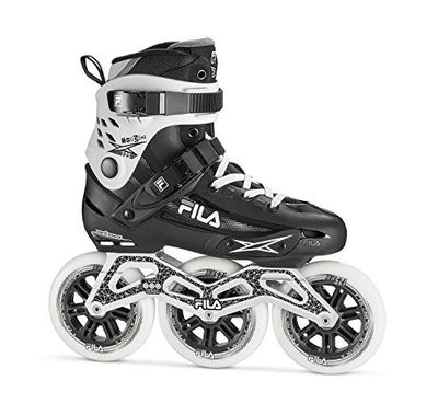FILA SKATES Houdini 125 uniseks skates voor volwassenen, zwart/wit, 43