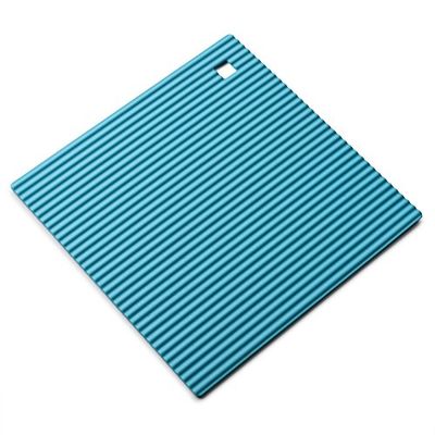 Zeal, sottopentola Resistente al Calore in Silicone Antiscivolo, di 18 cm, Silicone, Aqua Blue, 7-inch