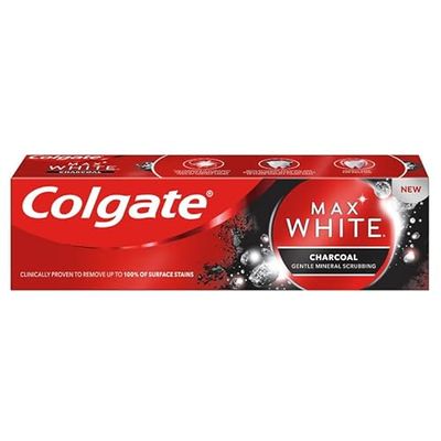 Colgate Max White Charcoal Whitening Dentifricio 75ml, 1 pezzo