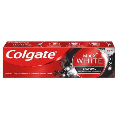 Colgate Max White Charcoal Whitening Tandpasta 75ml, 1 stuk