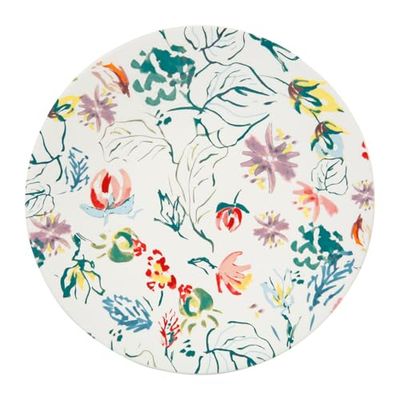 GENEVIEVE LETHU 533657 dessertbord Ø 20,5 cm van Grés – collectie A Travers Champs – bloemenmotief meerkleurig