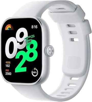 Xiaomi Redmi Watch 4 AMOLED-LTPS-display, 4,97 cm (1,97 inch), hartslagmonitor, 150+ sportmodi, tot 20 dagen batterijduur, grijs