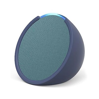 Echo Pop | Altoparlante Bluetooth intelligente con Alexa, compatto e dal suono potente | Verde petrolio + custodia per Echo Pop Made For Amazon (modello 2023), Blu