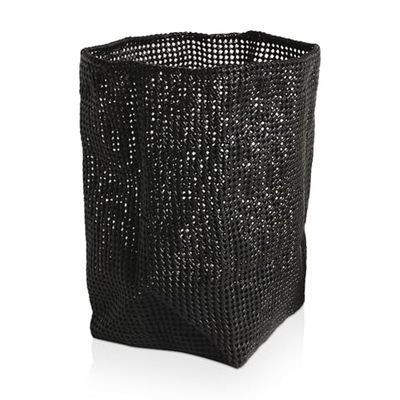 Möve Tubo Cesta Grande, Negro, 33 x 33 x 51 cm