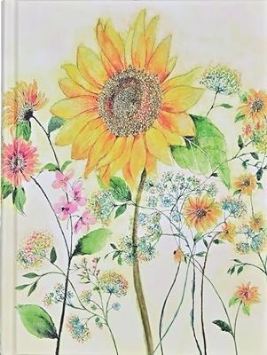 Peter Pauper Press Watercolor Sunflower Journal (Notebook)