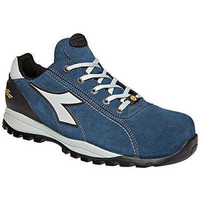 Utility Diadora - Chaussures de Travail Basses Net Low S3 HRO SRA ESD pour Homme et Femme, 60014 Blue Cosmo, 46 EU