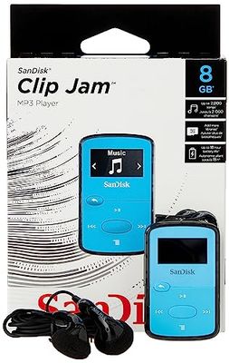 SanDisk Clip Jam 8GB MP3 Player - Blue