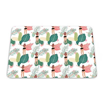 Bonamaison, Tapis de Souris Rectangle Imprimé Numériquement, Fond Antidérapant, pour Bureau et Maison, Taille: 22x18cm