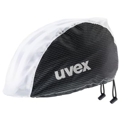 Uvex Rain cap Bike Berretto da Bicicletta, Antivento e Idrorepellente, vestibilità Flessibile, Black White, L/XL