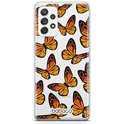 ERT GROUP mobiltelefonfodral för Samsung A53 5G originalt och officiellt licensierat Babaco mönster Butterflies 002 optimalt anpassad till formen på mobiltelefonen, gedeeltelijk transparant