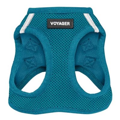Voyager Step-In Air Pettorina per Cani by Best Pet Supplies - Pettorina per cani di Piccola e Media Taglia in Rete Traspirante, Turchese, M - Petto 40- 45 cm