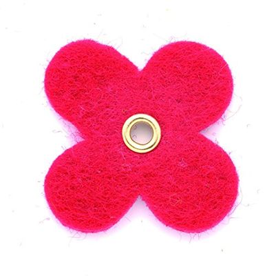 GLOREX Feutre Feutrine Rouge 11 x 9,5 x 1 cm