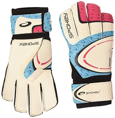 Spokey GRASP Keepershandschoenen, maat: 8 - blauw, één maat