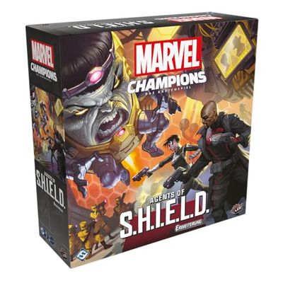 Fantasy Flight Games, Marvel Champions: LCG - Agents of S.H.I.E.L.D, espansione della campagna, gioco di esperti, gioco di carte, 1-4 giocatori, dai 12+ anni, 30 minuti per giocatore, tedesco