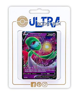 Gardevoir V SWSH105 - Ultraboost X Epée et Bouclier 5 Styles de Combat - Doos met 10 Franse Pokemon kaarten