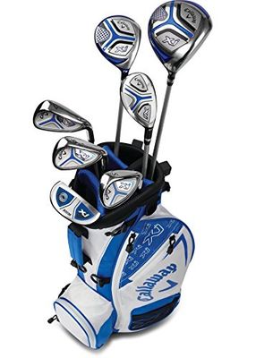 Callaway X Lot de 3 Paquets de 7 pièces pour droitier, Blanc Unisexe, Xj Junior Golf Set Level 3 RH White