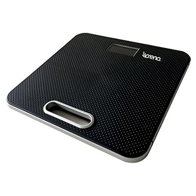 Crena 8551 Digitale personenweegschaal, 150 kg, kleur zwart