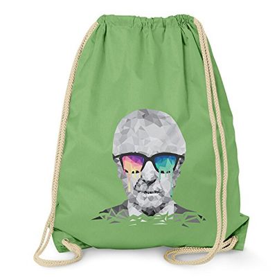NERDO Unisex Adult VEND-185894 vändväska, ljusgrön, 38 cm x 42 cm