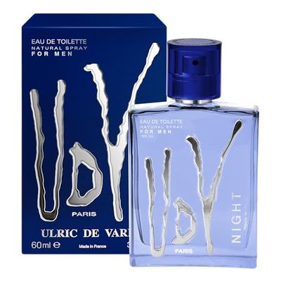 ULRIC DE VARENS - UDV Night Eau de Toilette - Oriental Fruity Fern - Men's Perfume - Spray - Made in France - 60 ml