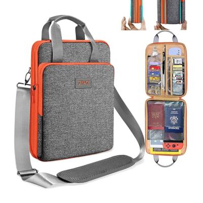 ZINZ Sacoche de Voyage Fine et Extensible pour Ordinateur Portable 12,9" 13" pour MacBook Air 13" M3/M2/M1, MacBook Pro 13" M2/M1, iPad Pro 12,9"/13"/11", iPad Air 13",L02G05