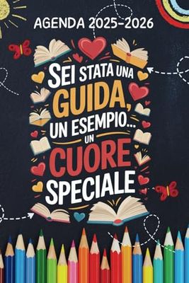 Agenda Maestra Regalo: Settimanale e mensile | fine anno asilo infanzia primaria , agosto to luglio