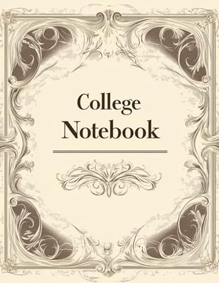 College Notebook: A Vintage-Inspired Lined Journal for Academic Notes