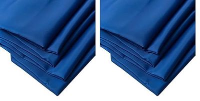 IPEA Tejido de Forro 200 x 150 cm color Azul Royale - Made in Italy – Tejido al Metro para Costura, Ropa, Forros, Chaquetas, Pantalones, Faldas, Muebles, Almohadas - Tela Lisa para Coser y Forrar