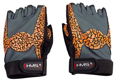 HMS 17-63-225 5907695523355-Guantes de Fitness para Mujer, Unisex Adulto, Gris, Talla única