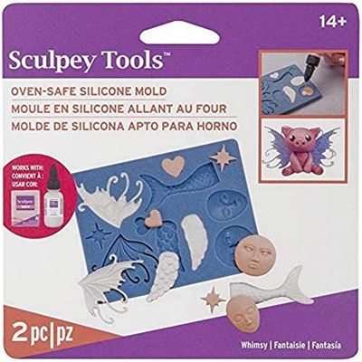 Sculpey APM-66 flexibel push-form, silikon, whimsy