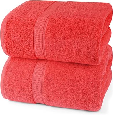 Utopia Towels - Telo da bagno Jumbo di alta qualità (90 x 180 cm, confezione da 8) - 100% cotone filato ad anello, altamente assorbente e ad asciugatura rapida, telo da bagno extra large - asciugamano