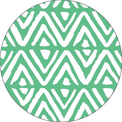Bonateks, Ronde digitaal bedrukte muismat, antislip onderkant, voor kantoor en thuis, diameter: 22 cm