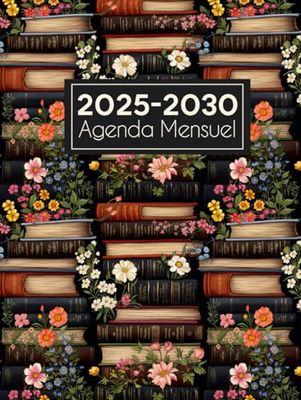 Agenda Mensuel 2025-2030: 6 ans Du 1 janvier 2025 jusqu'a le 31 Décember 2030