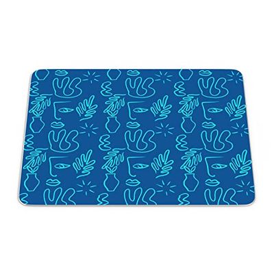 Questo Casa, Rectangle Digital Printed Mouse Pad, Non-Slip Base, for Office and Home, Size: 22 x 18 cm