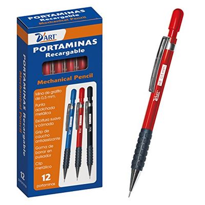 D'Art 79430 vulpotlood 0,5 mm, 12 stuks, rood
