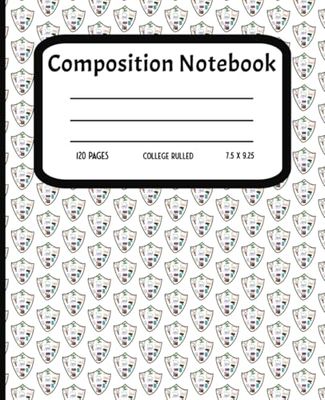 Composition Notebook College Ruled: Cybersecurity Shield White: | Modern Journal for School, Office, Work | Perfect Gift for students, security and cyber professionals